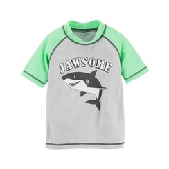Camiseta Manga Curta Com Proteção Solar Tubarão FPS50