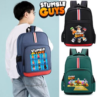 Nova Mochila Stumble Guys Cartoon Backpack , Grande Capacidade , Multifuncional , Durável , Fashionable Popular De Jogo Impressão , Presentes Para Estudantes