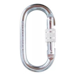Mosquetão Oval Em Aço 23kn Trava Dupla Rosca 5101 Camper em Oferta na Shopee
