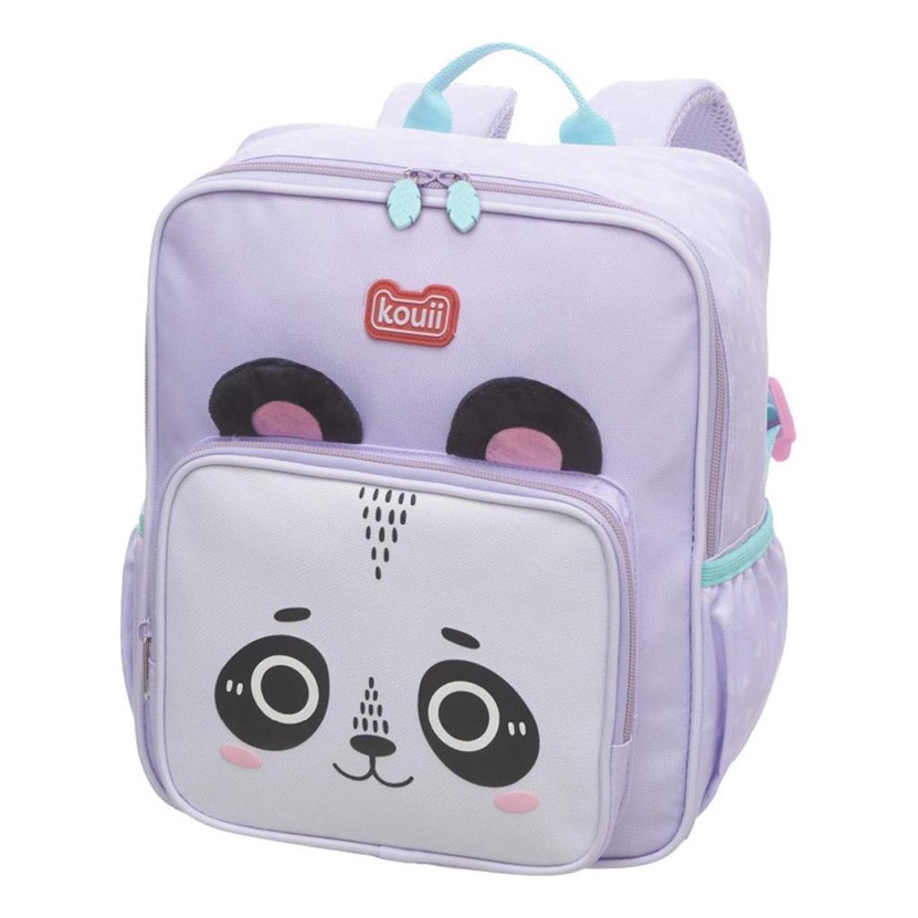 Mochila Costas Infantil Creche Kouii Pacific Filhotiis Panda