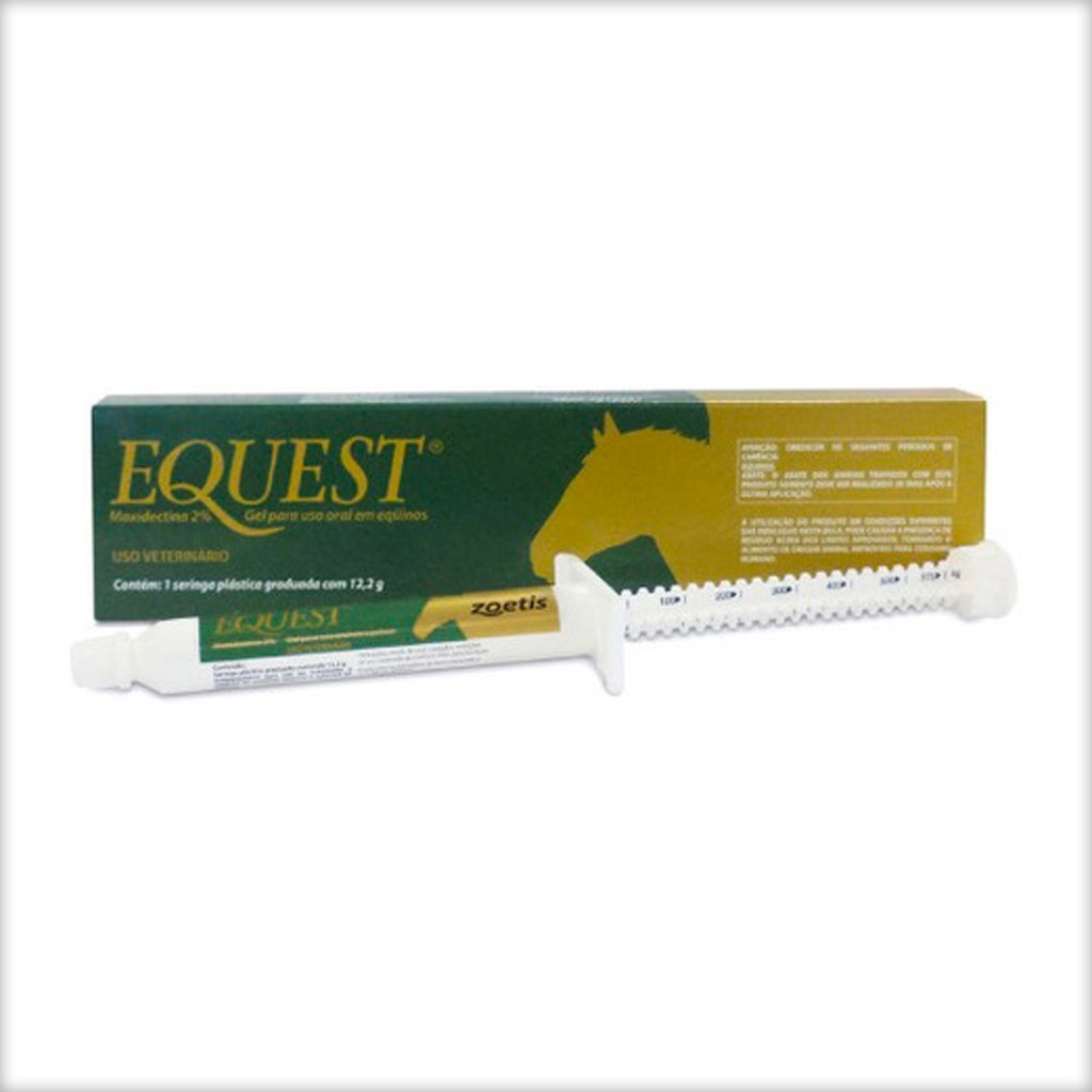 Equest Moxidectina 2% Gel Zoetis para Equinos - Seringa 12,2 g