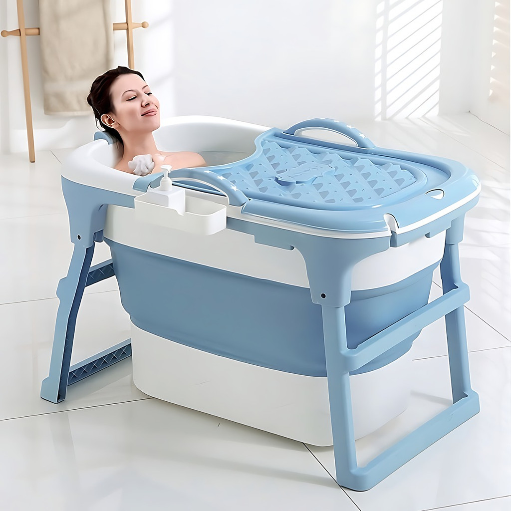 Banheira Infantil Ofurô Grande Dobrável Retrátil  Tibaby