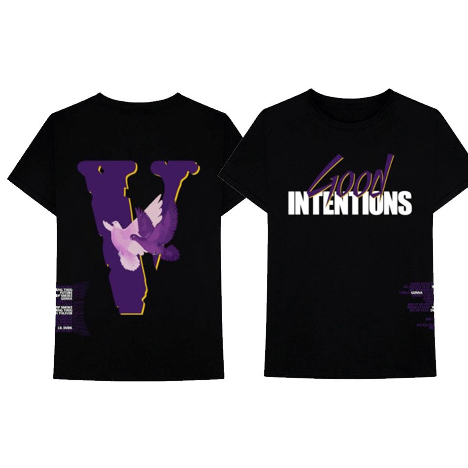 Camiseta Vlone Unissex Camisa Purole Pombo Estampada Malha 100% Algodão Fio 30.1 Penteada Linha Premium Envio Rapido- WL