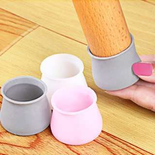 Kit C/ 4/8/12/16 Protetor de Silicone para Pés de Cadeira e Mesa Pés Pezinho Redondo Recommend em Oferta na Shopee