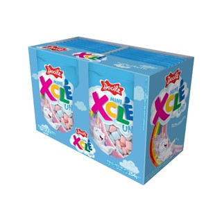 Caixa Mini Chicles Xclé Tutti-frutti Unicórnio Docile 24unX11g