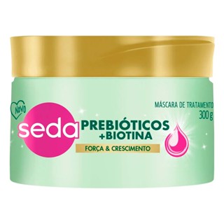 Máscara Capilar Seda Prebióticos + Biotina 300g