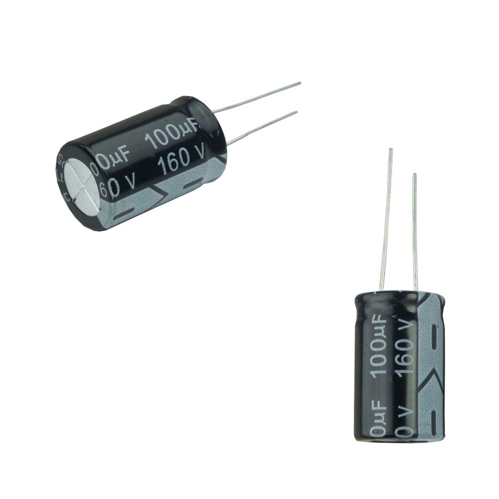 25x Capacitor Eletrolítico 100uf x 160v 105º Kit c/25 Peças