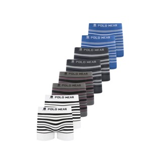 Kit 8 Cuecas Masculinas Boxer Sem Costura Polo Wear Sortido