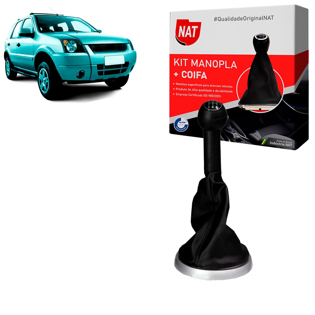 Manopla + Coifa Ecosport 2003 Até 2006 em Oferta na Shopee