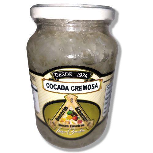 Tradicional Cocada Cremosa no Pote - Autêntica do interior - Schmidt