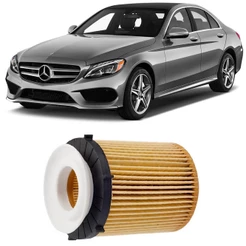 Filtro Óleo Mercedes Benz Classe C 2013 A 2017 Wega Woe458