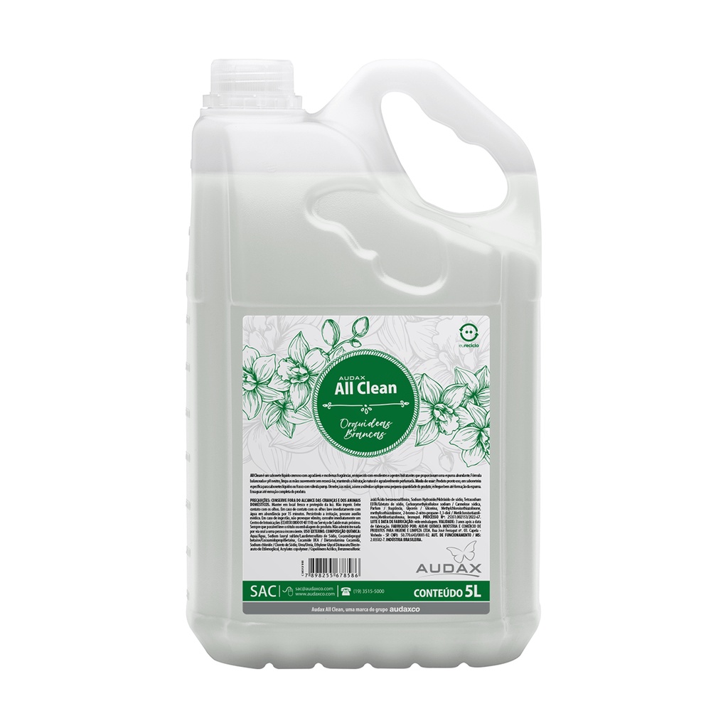 Sabonete Líquido Orquídeas Brancas 5L All Clean