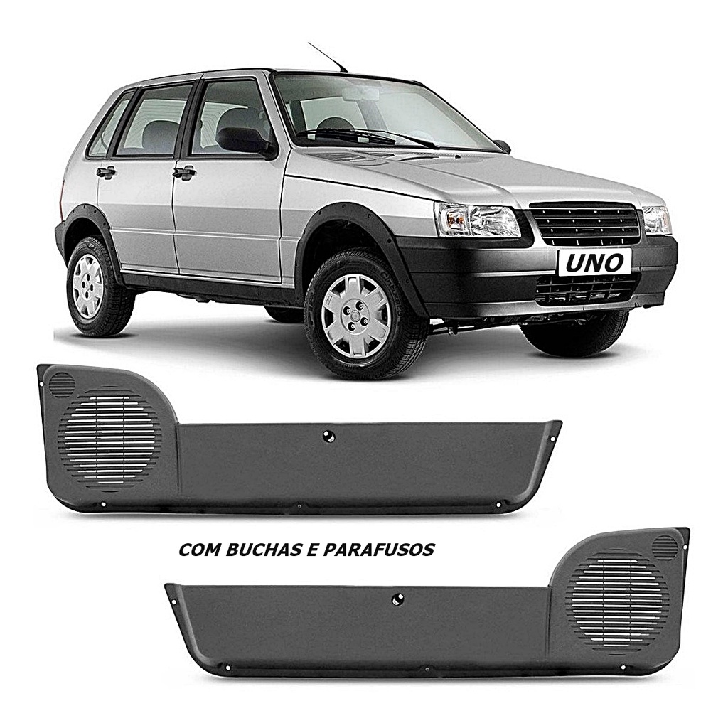 PORTA OBJETO UNO FIORINO GRAFITE COM BUCHAS E PARAFUSOS em Oferta na Shopee