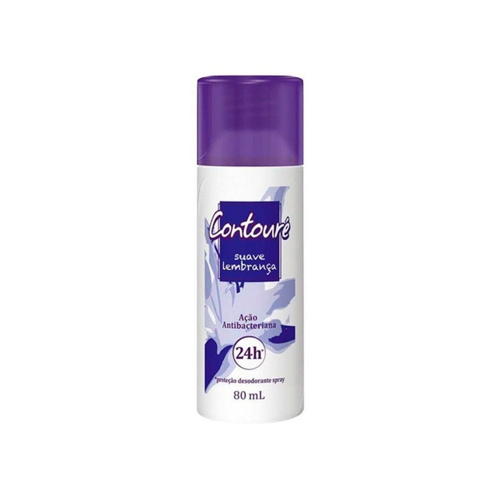 Desodorante Spray Contoure Suave Lembrança 80ml em Oferta na Shopee