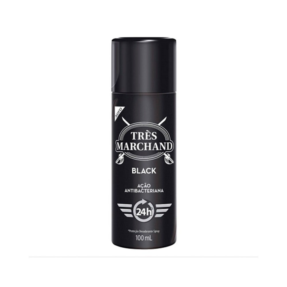 Desodorante Líquido Tres Marchand Black 100ml - Beauty