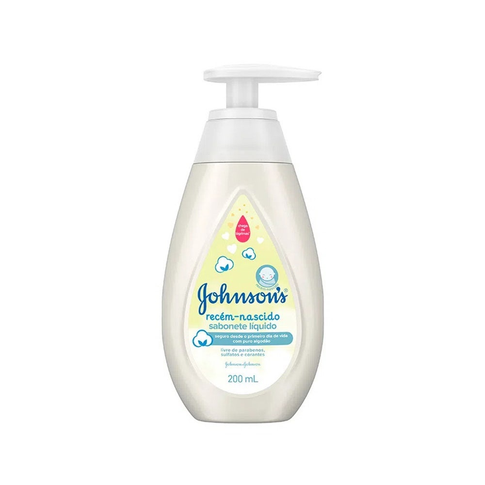 Sabonete Líquido Infantil Jonhson's Recém Nascido 200ml