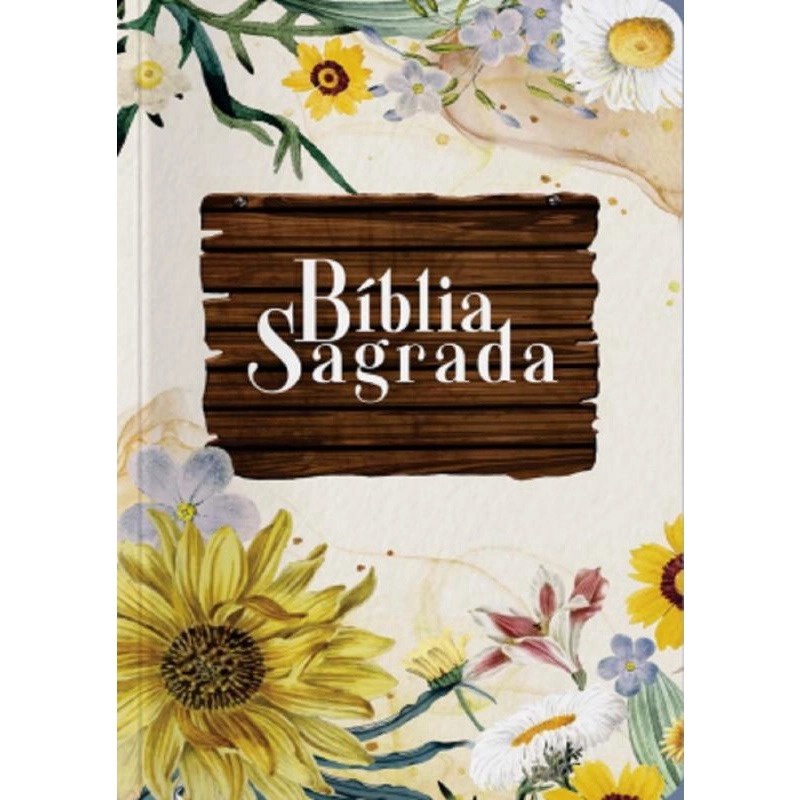 Bíblia Sagrada NVI | Slim | Letra Normal | Capa Dura | Girassol - Books & Magazines