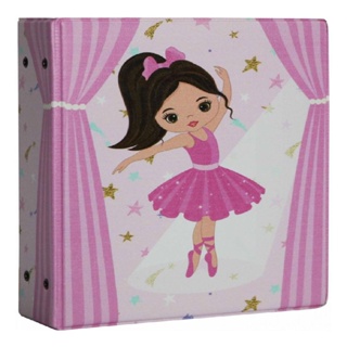 Álbum De Fotos Capa Menina Bailarina Rosa 500 Fotos 10x15 em Oferta na Shopee