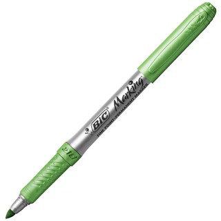 Pincel marcador permanente Marking Verde Metálico 971156 Bic