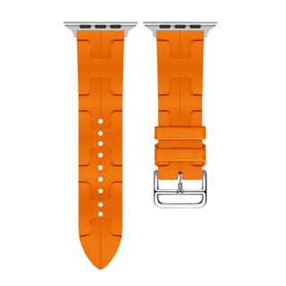 Nova Pulseira De Silicone Kilim De Uma Só Volta Para Relógio Apple 44mm 40mm 49mm 45mm 41mm Iwatch Série 9 Se 3 5 6 7 8 Ultra 2