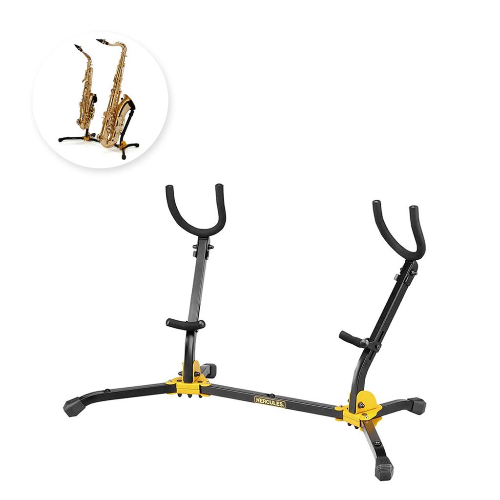 Suporte de Sax Alto e Tenor Duplo Hercules (Ds537b)
