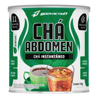 Chá Abdomen Instantâneo 140g Hibisco Guaraná Carqueja Ervas Bodyaction em Oferta na Shopee