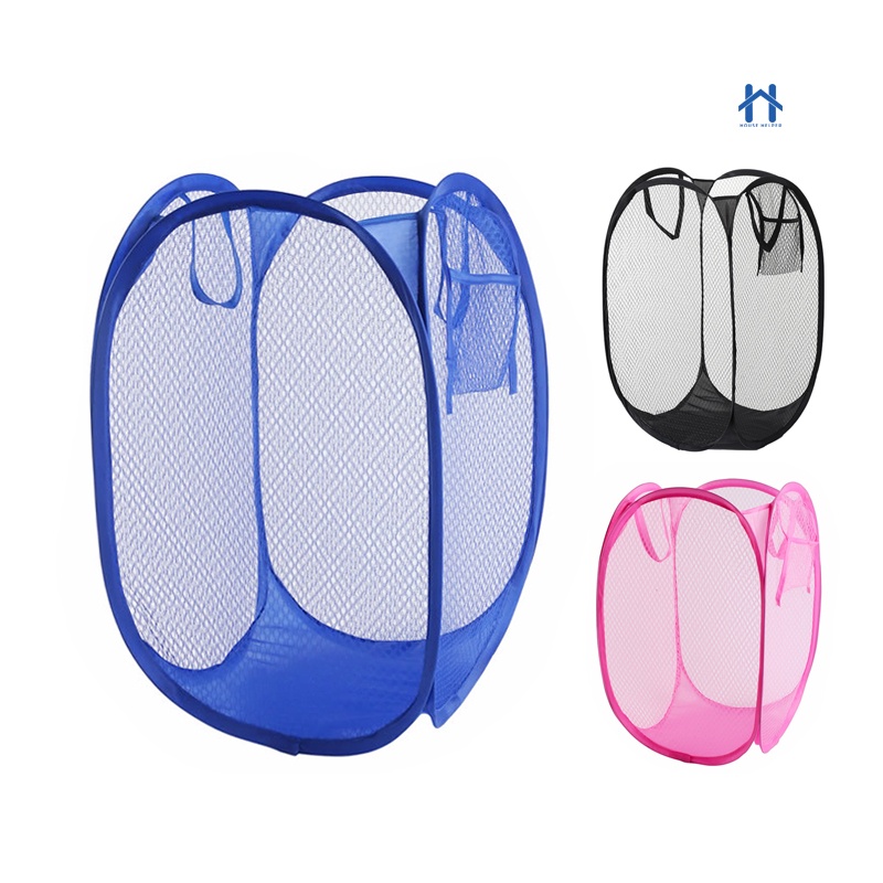 Cesto Organizador de Roupa ou Brinquedos Dobrável Armazenador 30x30x50  HH UTILIDADES DE CASA em Oferta na Shopee