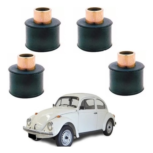 Bucha ( Jogo ) Borracha Amortecedor Fusca Brasilia Kombi