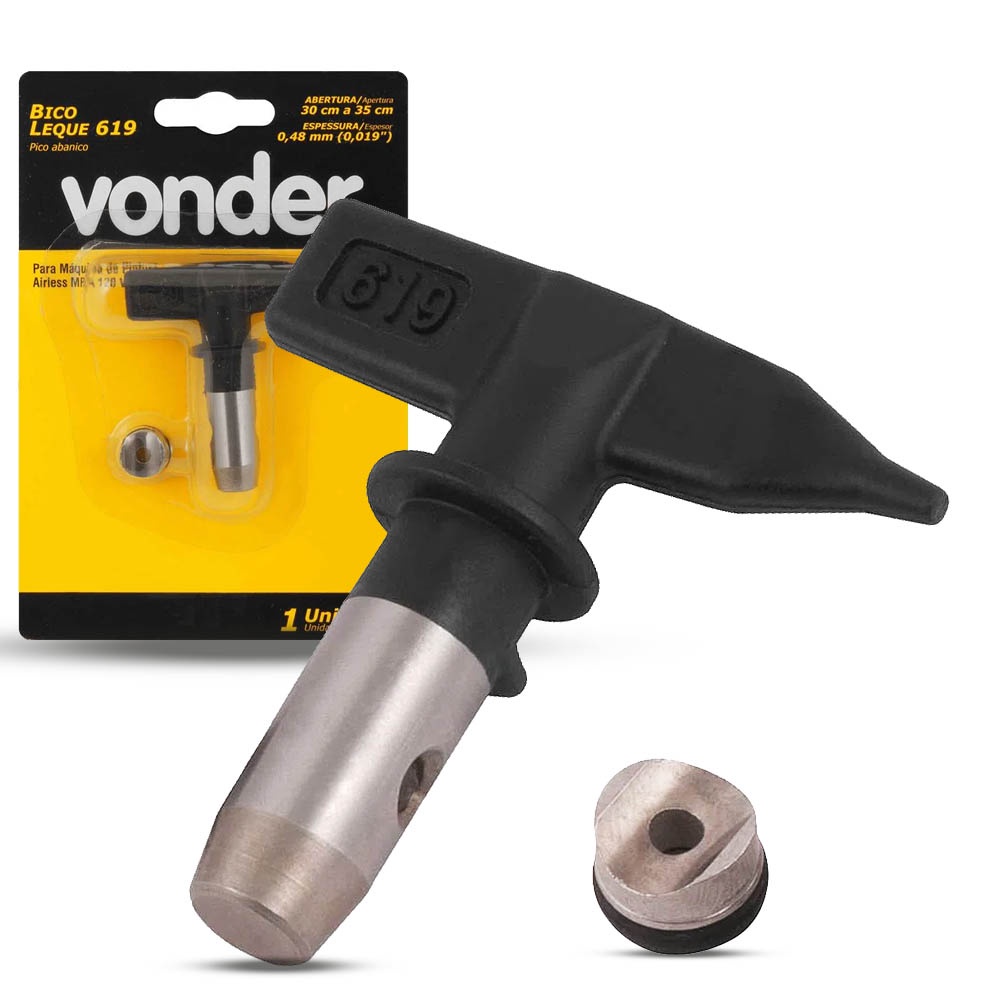 Bico Leque 619 Para Máquina de Pintura Airless Vonder