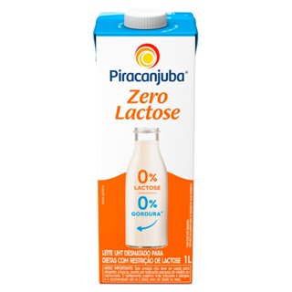 Leite Desnatado Piracanjuba Zero Lactose 1 Litro