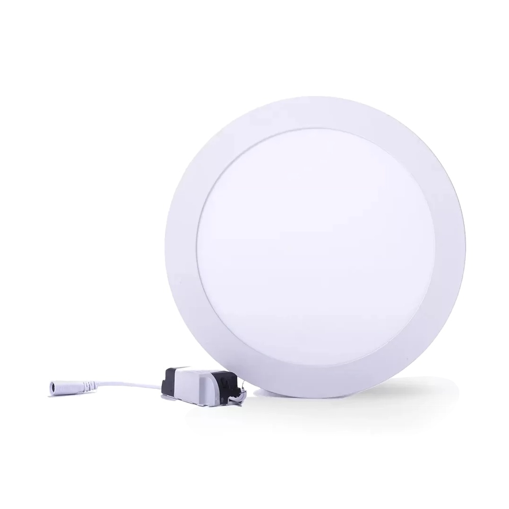 Painel de Led Plafon Embutir 18w Redondo Branco Frio 6500k