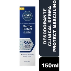 Desodorante Nivea Clinical Derma Protect Masculino Aerosol Antitranspirante 150ml