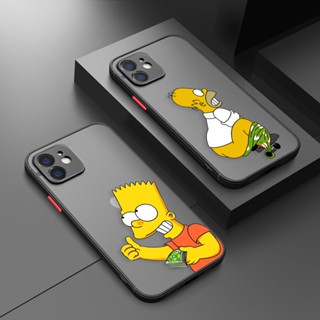 Simpsons Capa De Telefone Celular Fosca Para iPhone Apple 15 14 11 12 13 Pro Mini XS X Max XR 7 8 6 6S Plus SE 2020 2022