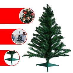 Árvore Natal Barata e Pequena Verde Cheia Com 90cm E 100 Galhos
