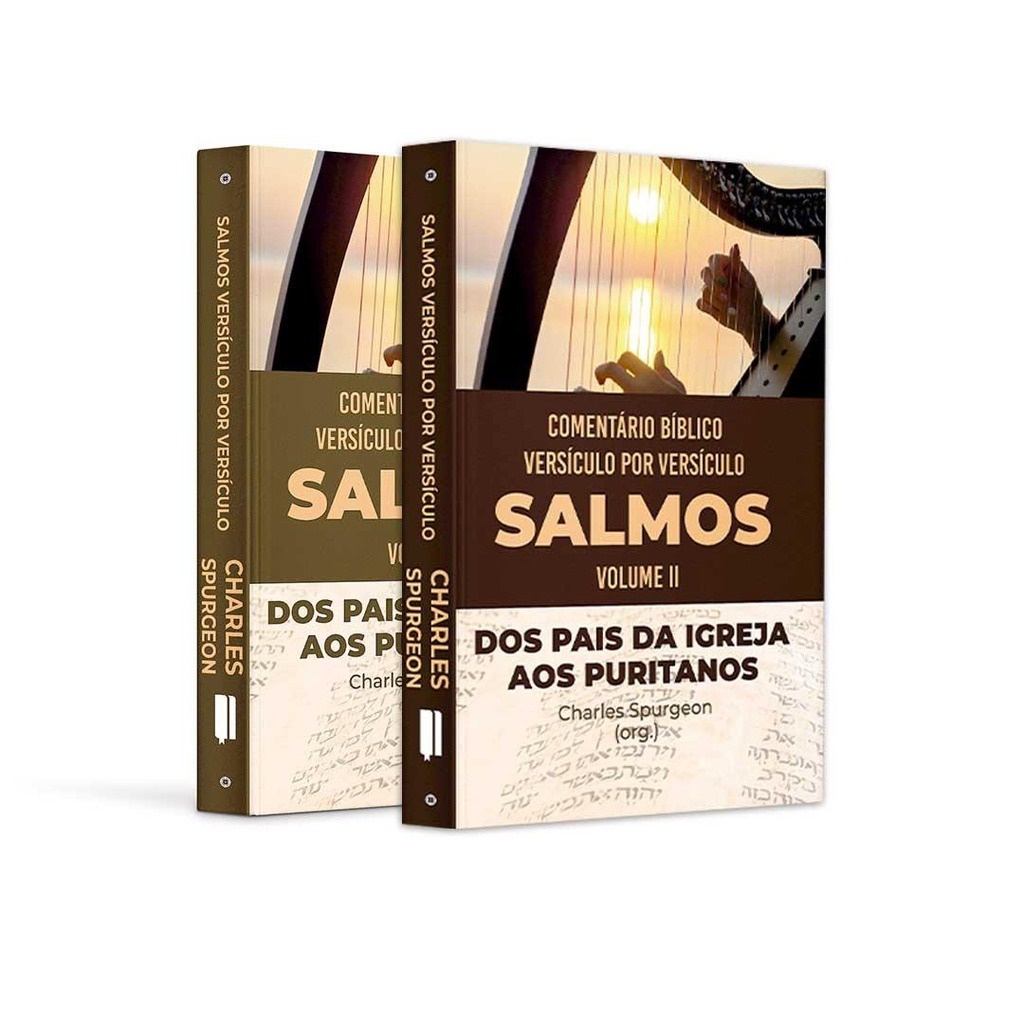 Box Salmos | 2 Volumes | Dos Pais da Igreja aos Puritanos | Capa Brochura