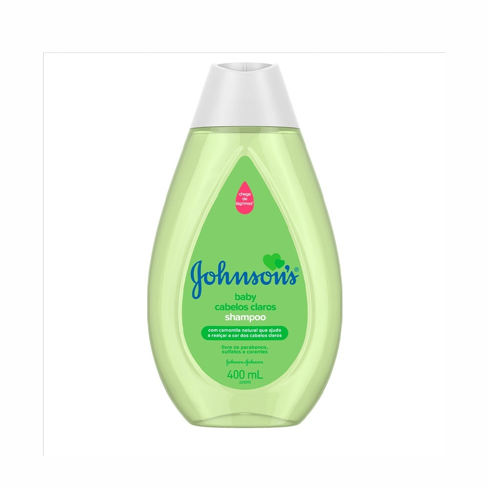 SHAMPOO INFANTIL JOHNSONS BABY CABELOS CLAROS 400ML - Mom & Baby