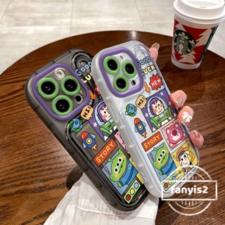 Compatível Para iPhone 11 15 Xr 14 13 12 Pro Max 8 7 6 6s Plus SE 2020 Xs INS Cartoon Toy Story Transparente Capa Protetora Suave De Silicone Anti-Queda
