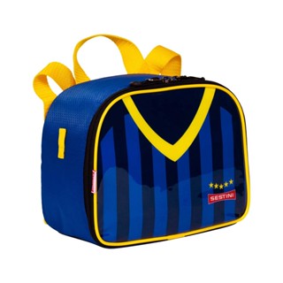 Lancheira Pequena 2 Em 1 Sestini 20Y Futebol Azul
