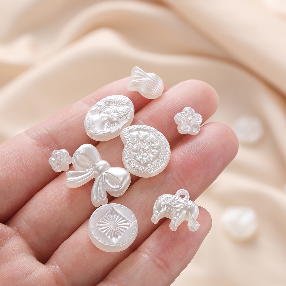 Detalhes do St. Kunkka 10 Peças 30 Peças 50 Peças ABS Imitação Pérola Contas para Pulseira diy Bracelet Colar