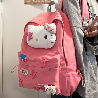 Y2k Cute Mochila infantil infantil Mochila estudantil Star Hot Girl Backpack