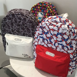 Nova mochila Hello Kitty Co-Branded Co-Branded Mochila Hello Kitty Junior High Schoolbag Mochila de viagem para estudantes do ensino médio