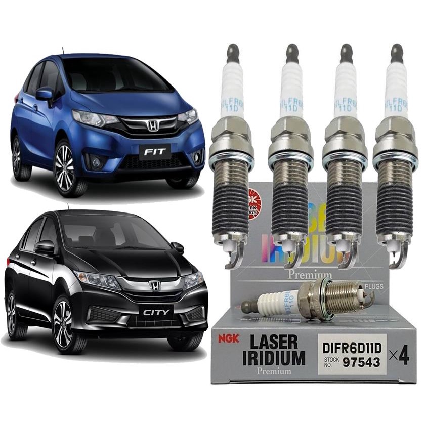 Jogo De Velas Laser Iridium Honda Fit City 1.5 16v 2014/... em Oferta na Shopee