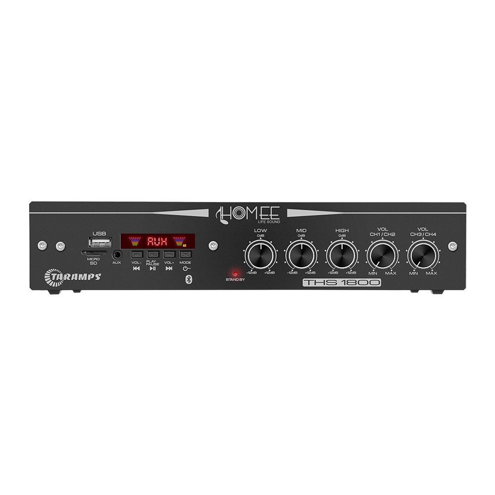 Amplificador Receiver Taramps Ths1800 80w Rms Som Ambiente