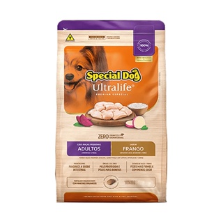 Ração Cães Special Dog Ultralife Adultos Raças Pequenas Frango E Arroz 20kg em Oferta na Shopee