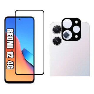 Película Vidro 3d Para Xiaomi Redmi 12 4g + Película 3d Câmera