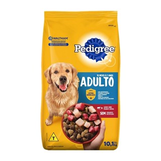 Ração para Cachorro Pedigree Carne, Frango e Cereais 10,1Kg em Oferta na Shopee