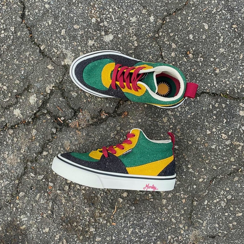 Tênis Redley Studio Bob Marley Multicolor Cano Alto WHZ-01