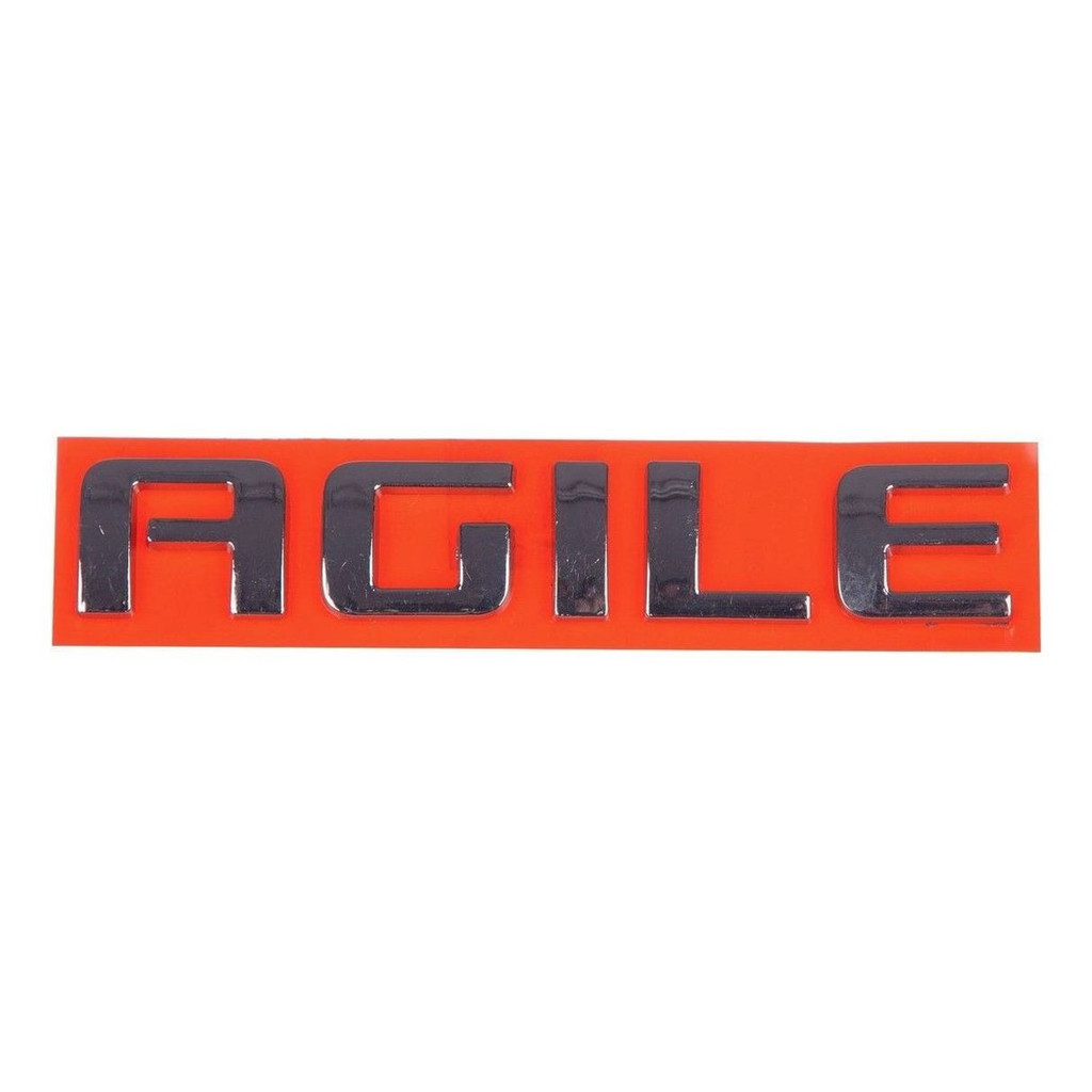 Emblema *agile* Tampa Traseira Porta Malas- Agile