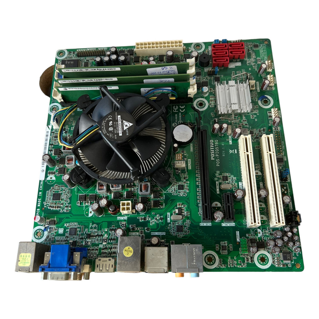 Kit Placa Mãe 1156 processador i5 3.20 ghz+4gb Ram+ Cooler + espelho
