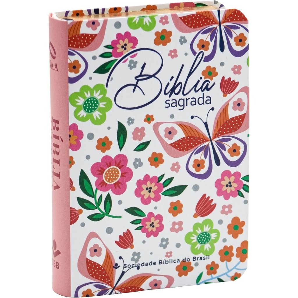 Bíblia Sagrada NAA | Edição de Bolso | Capa Semiflexível Borboleta